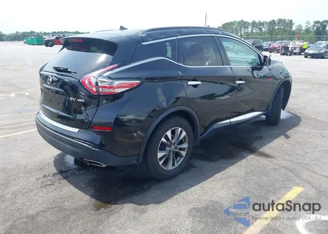 2015 Nissan Murano Sv z USA, uszkodzony, nr VIN 5N1AZ2MH6FN279287